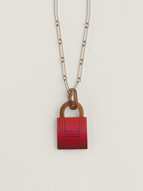 Hermès Fusion Amulette Padlock pendant, large model