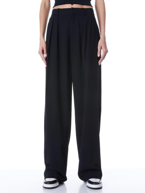 Alice + Olivia POMPEY HIGH WAISTED PLEATED PANTS