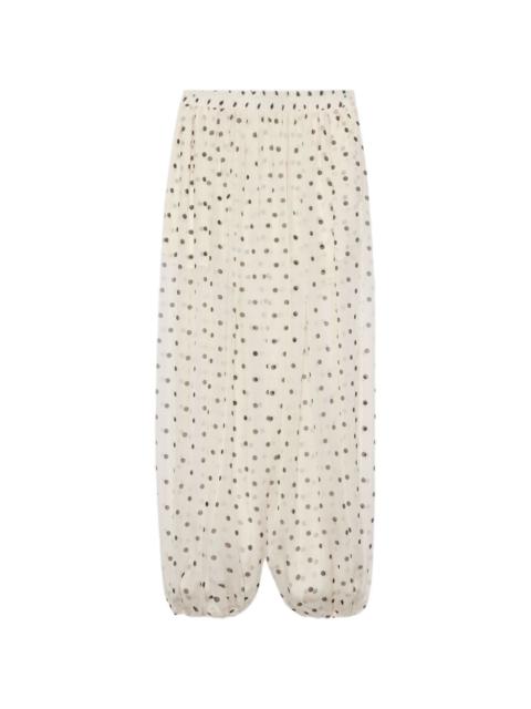 MSGM polka-dot-print trousers