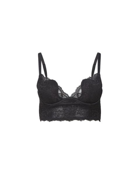 Fleur du Mal Bianca Lace Seduce U-Plunge Longline