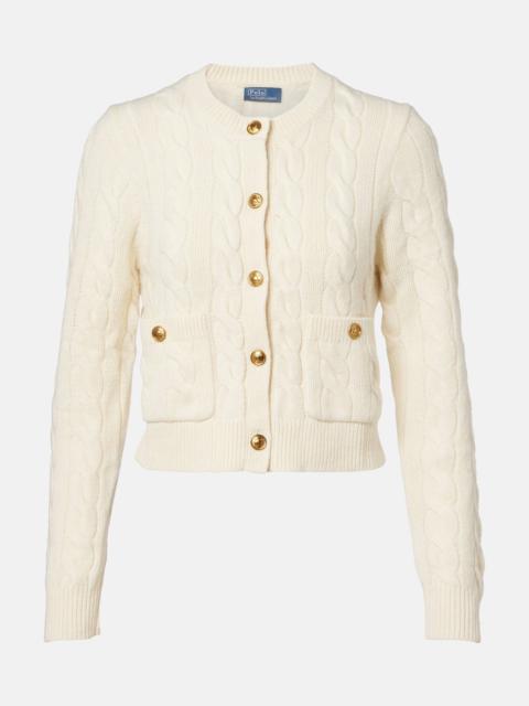 Polo Ralph Lauren Cable-knit wool and cashmere cardigan