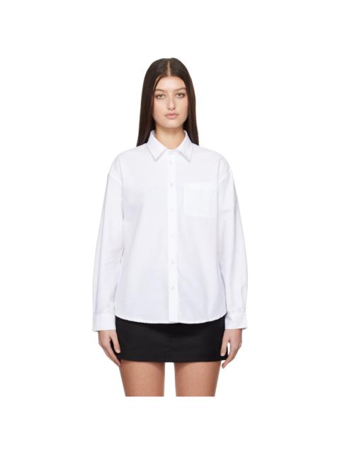 White 'Boyfriend Avec Logo' Shirt