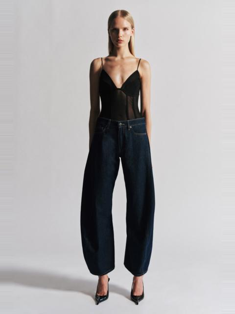 BARDOT 030 Mid Rise Relaxed Fit Jean In Dark Denim