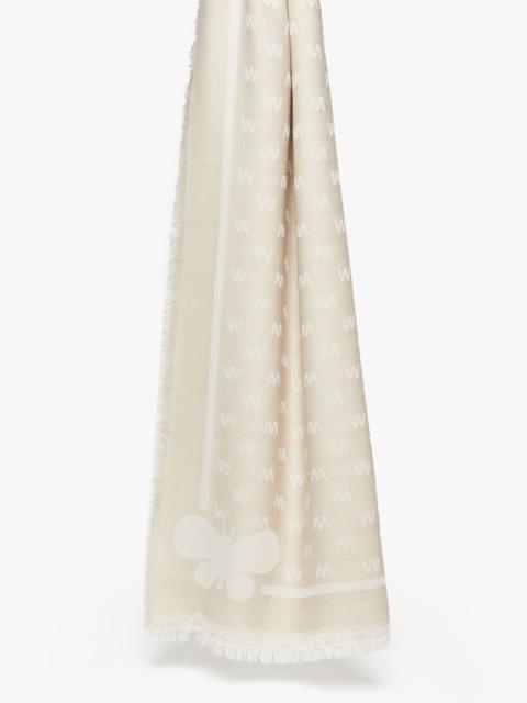 WEEKEND Max Mara DIRE Jacquard-knit viscose and wool shawl