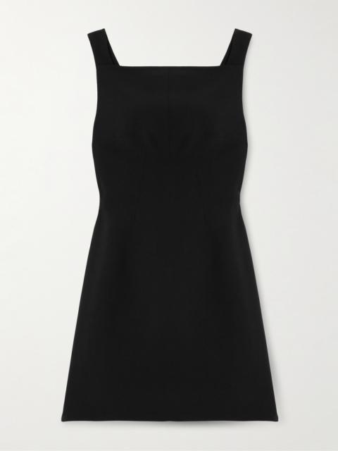 Givenchy Cutout Draped Crepe Mini Dress