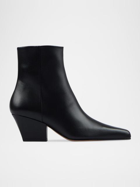 Jane Leather Ankle Boots