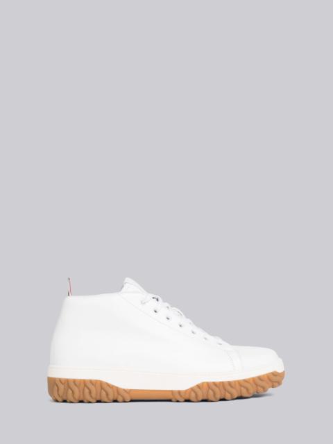 Thom Browne Cable Knit Sole Mid Top Court Sneaker