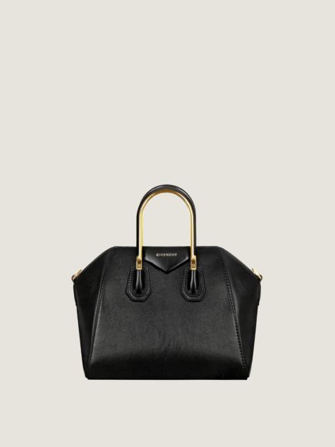 Givenchy MINI ANTIGONA BAG IN LEATHER WITH METAL HANDLES