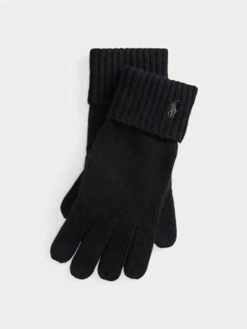 Polo Ralph Lauren Wool-Cashmere Touch-Screen Gloves