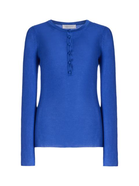 GABRIELA HEARST Julian Henley in Sapphire Silk Cashmere