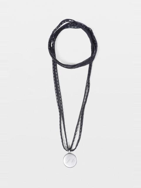 Ann Demeulemeester Monogram Pendant Necklace