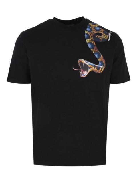 Roberto Cavalli snake printed T-shirt