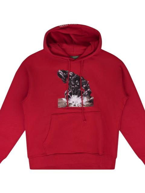 DENIM TEARS SRCA Graphic 3 Hoodie "Red" DT672