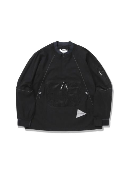 and Wander Breath Rip Pullover Jacket - Black