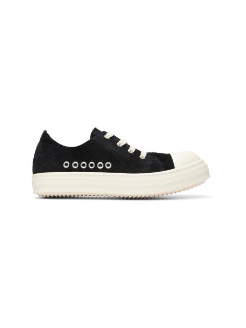 Rick Owens Black Tower 'Tower of Love' Low Sneaks Sneakers