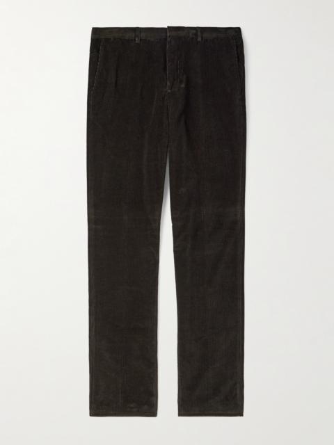 Loro Piana Jarno Hamptons Straight-Leg Cotton-Corduroy Trousers