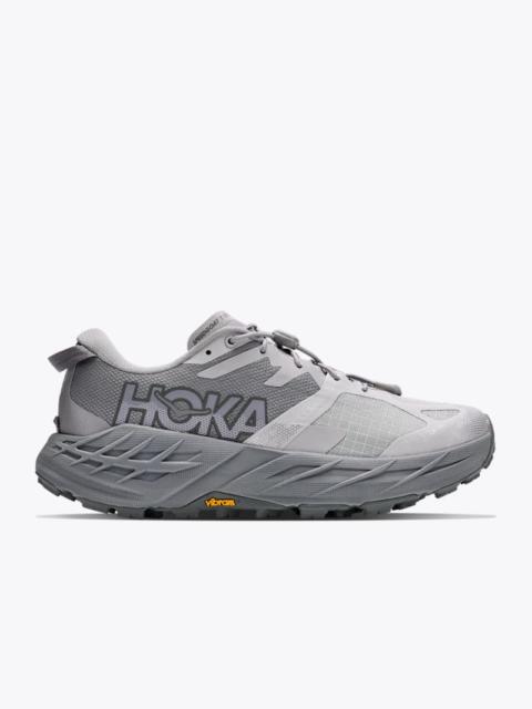 HOKA Women's Speedgoat 7 GTX Shoes in Stellar Grey/Galactic Grey