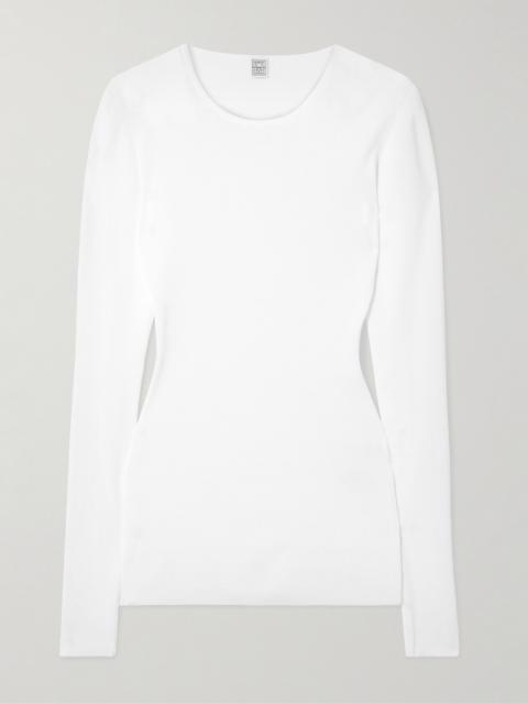 TOTEME Garderob Organic Cotton-jersey Top
