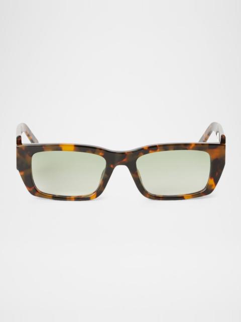 Palm Angels Palm Rectangle Acetate Sunglasses