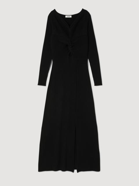 Sandro Cable knit dress