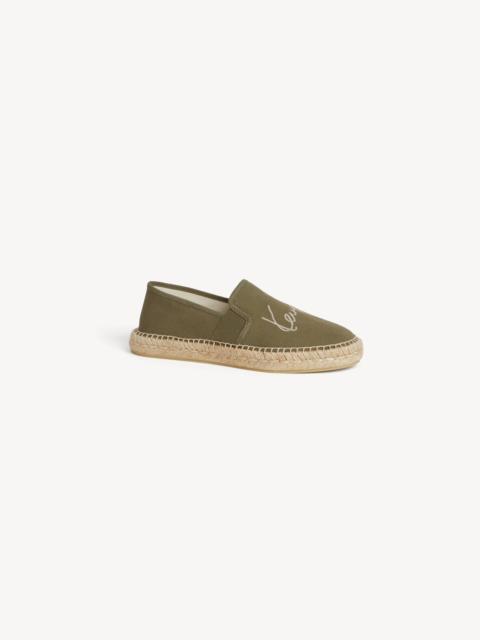 KENZO 'KENZO Signature' espadrilles in canvas
