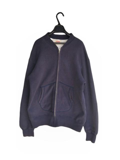 Blue Blue Japan Vintage H.R Market Hoodie Zipper Jacket
