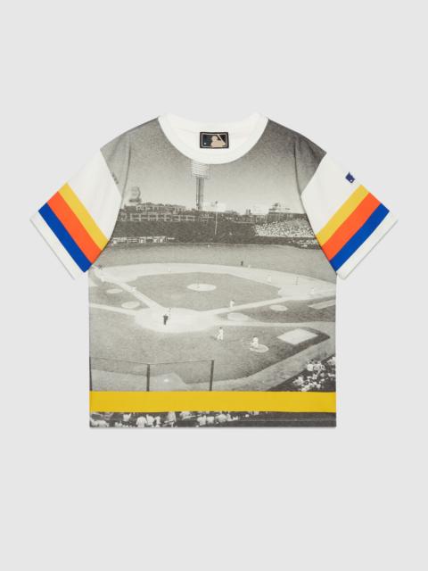 GUCCI Stadium print cotton jersey
