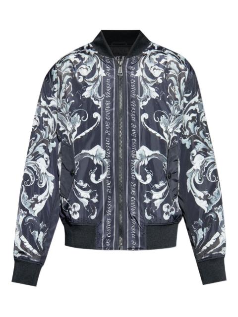 VERSACE JEANS COUTURE baroque-print bomber jacket