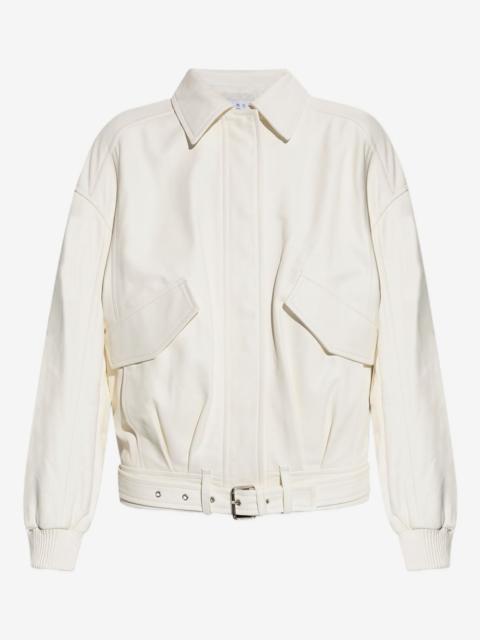 IRO Manka belted leather jacket