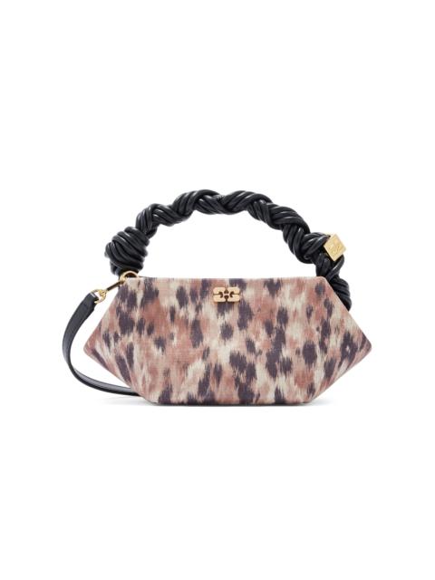 GANNI Women's Bou Printed Mini Taffeta Crossbody Bag - Burro