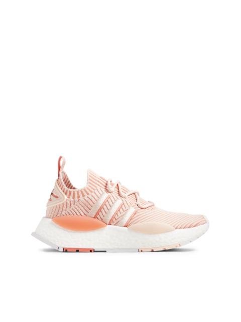 adidas NMD W1 striped knitted sneakers