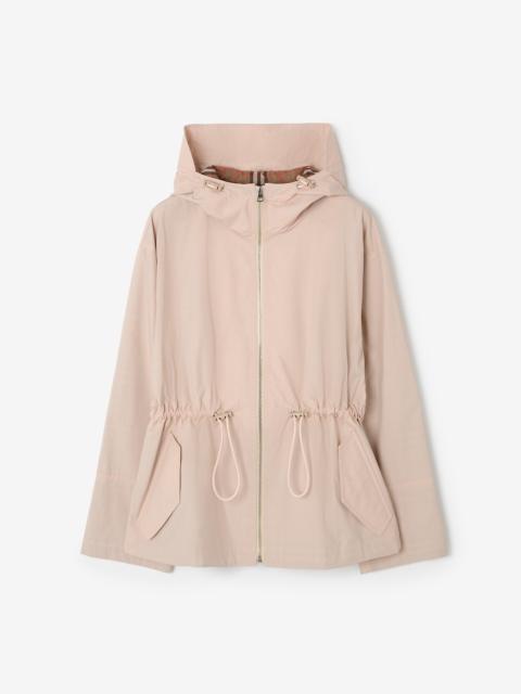 Cotton Blend Hooded Jacket