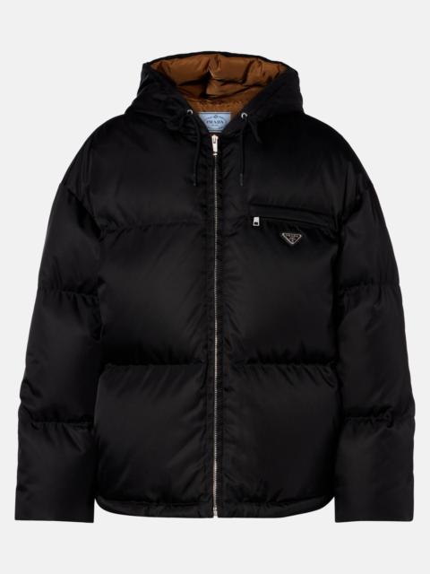 Prada Re-nylon logo down jacket