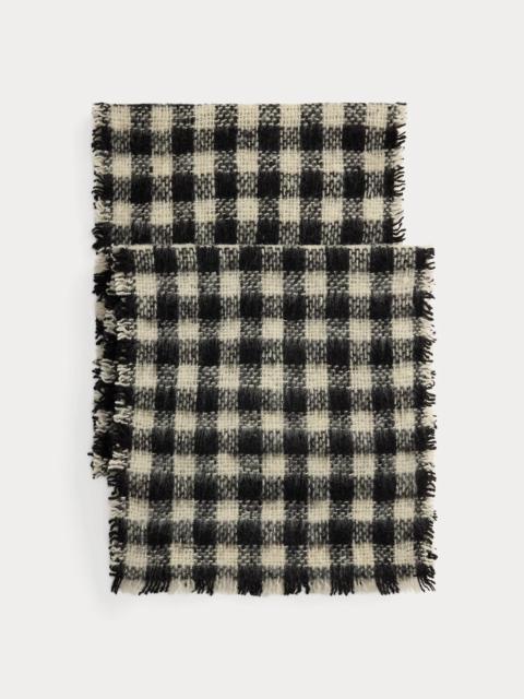 RRL by Ralph Lauren Checked Wool Scarf