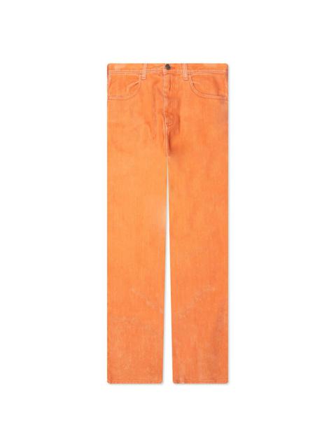 Marni FLARED 5 POCKET TROUSERS - LIGHT ORANGE