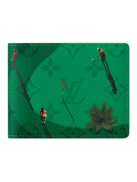 Louis Vuitton Louis Vuitton Golf Slender Wallet Green