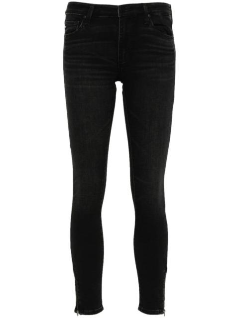 AG Jeans mid-rise skinny jeans