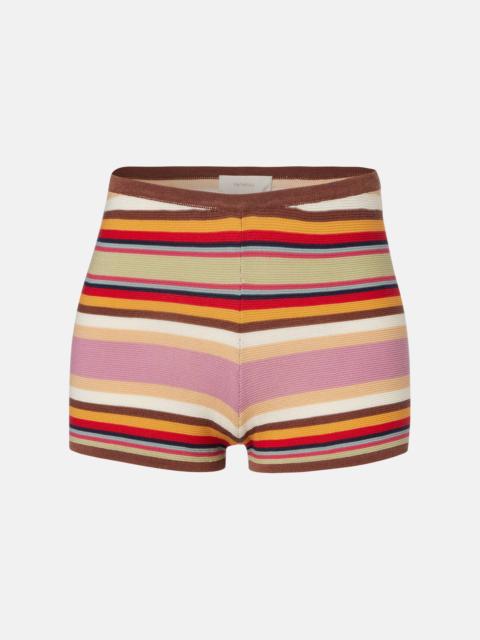 FAITHFULL Playa striped shorts