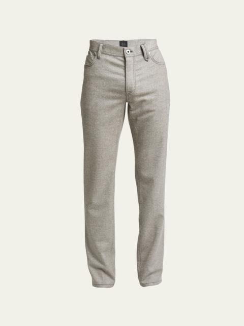 Brioni Men's Cotton-Stretch 5-Pocket Pants