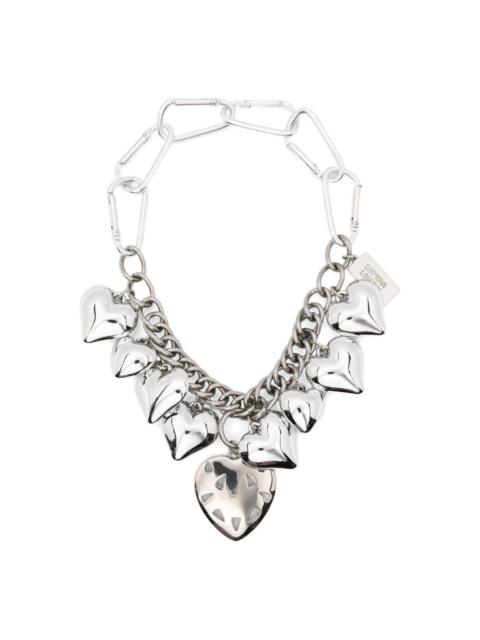 Chopova Lowena heart-charm chain necklace