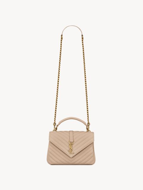 SAINT LAURENT COLLEGE MEDIUM IN QUILTED LEATHER