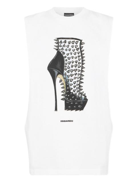 DSQUARED2 graphic-print Iconique tank top