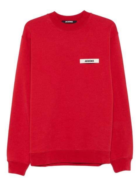 JACQUEMUS Jacquemus The Gros Grain Crew-neck Sweatshirt