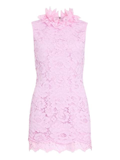 PATOU floral high-neck mini dress