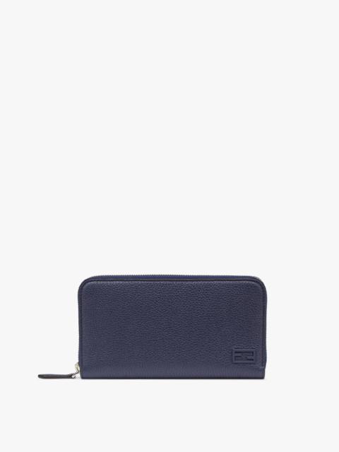 FENDI Blue leather wallet