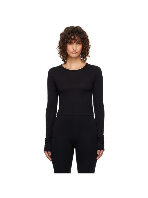 ÉTERNE Black Long Sleeve Baby T-Shirt