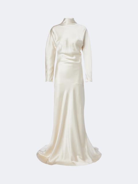 RÓHE Bridal draped satin gown
