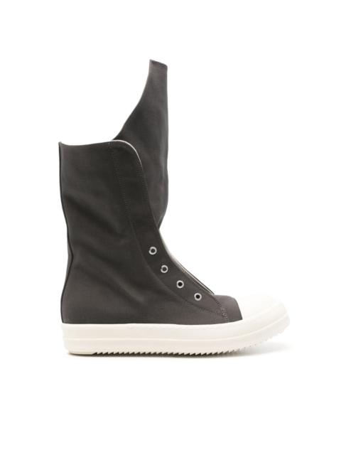 Rick Owens DRKSHDW oversize-tongue sneaker boots