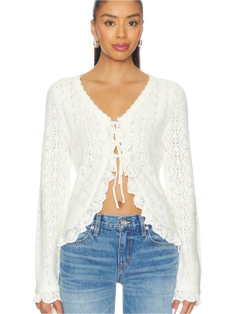ASTR THE LABEL Lacey Cardigan