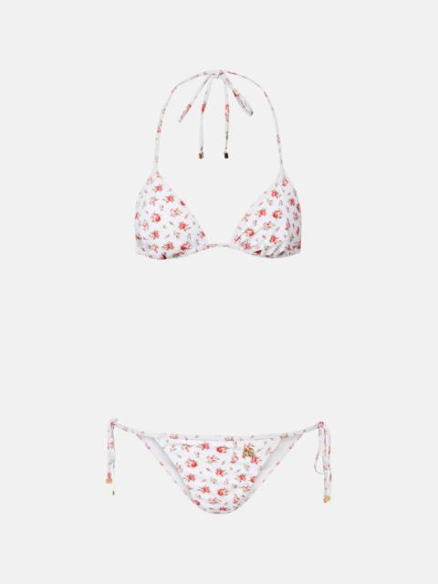 Dolce & Gabbana Floral triangle bikini